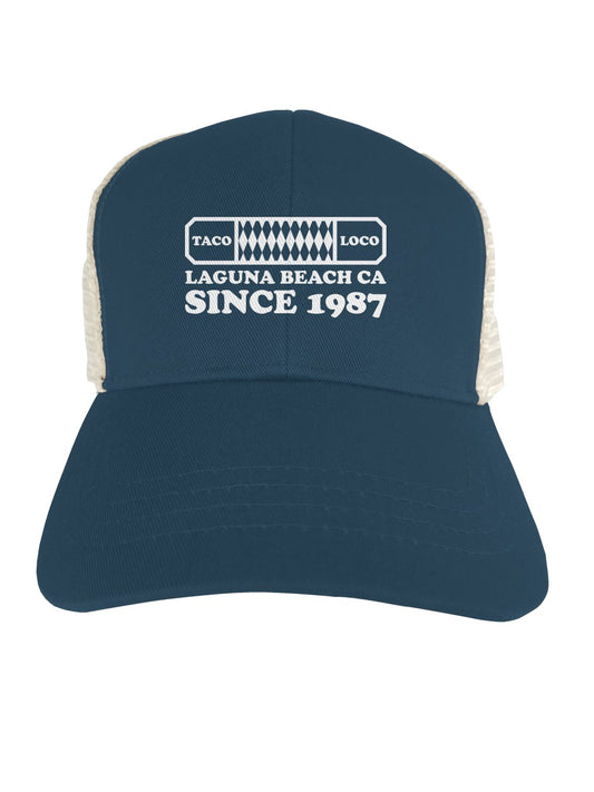 Classic Logo Eco-Friendly Embroidered Trucker Hat — Monochrome