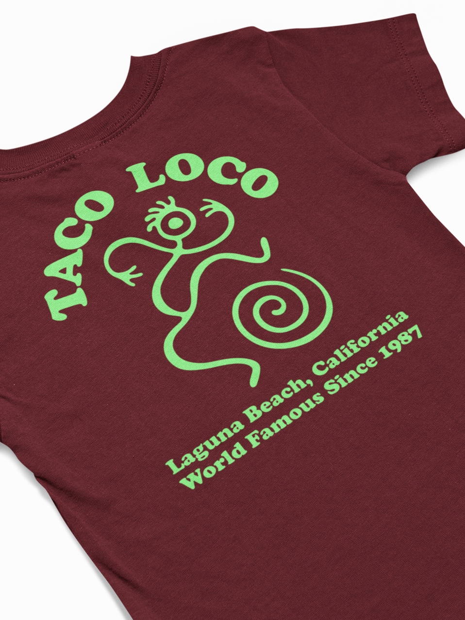 Classic Sporehead T-Shirt — Electric Green – Taco Loco